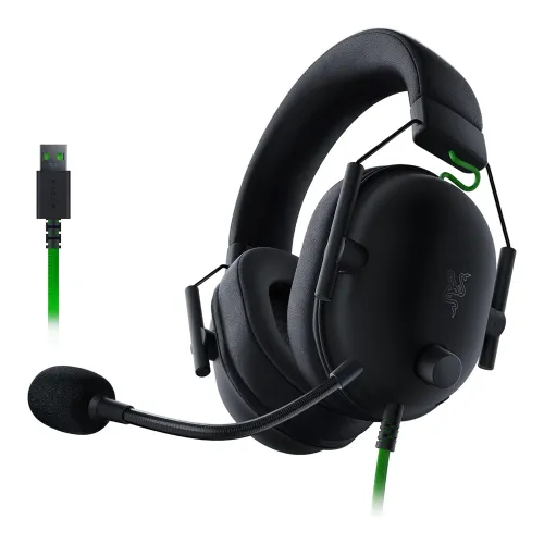 Razer Blackshark V2 X Usb Wired Esports Headset With Noise Cancelling Mic - Black