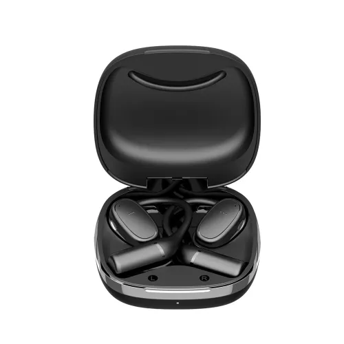 Powerology Ows Earbuds With Charging Case - Black