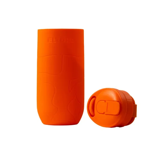 Eltoro Bottle Sleeve With Straw Lid - Orange