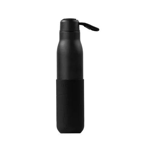 Eltoro Stainless Steel Bottle 750ml Black With Black Sleeve - Black