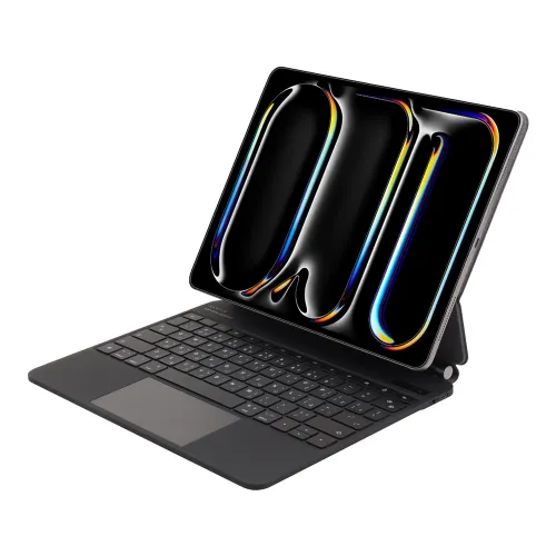 Levelo Aeroboard Saffanio Leather Wireless Keyboard For Ipad Pro 13" (2024) - Black