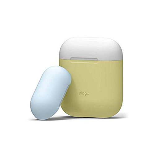 Elago Duo Case for Airpods - Body-Yellow / Top-White,Pastel