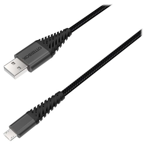 OTTER BOX MICRO USB 2.4 AMP CABLE-2 METRE-BLACK