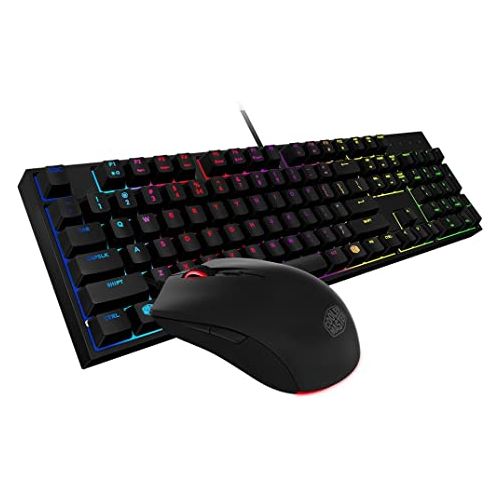 COOLER MASTER MASTERKEYS LITE INTELLIGENT RGB GAMING KEYBOARD AND MOUSE COMBO-AR