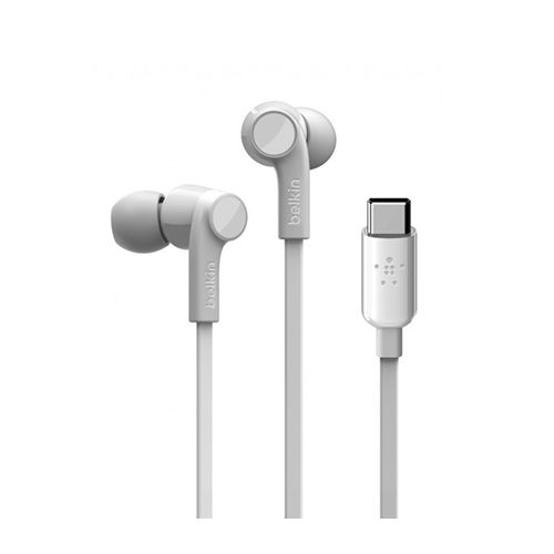 BELKIN ROCKSTAR HEADPHONE WITH USB-C CONNECTOR - WHITE