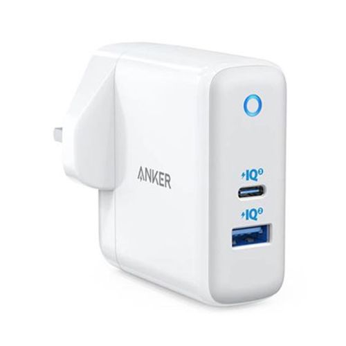 Anker Powerport Atom III  (Two Ports) With IQ3.0 - White