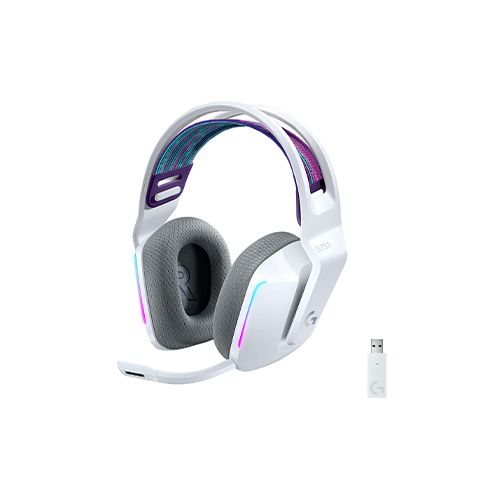 LOGITECH G733 LIGHTSPEED WIRELESS RGB GAMING HEADSET - WHITE