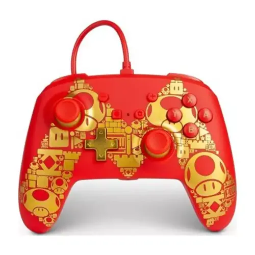 POWERA SUPER MARIO ENHANCED WIRED CONTROLLER - GOLDEN M