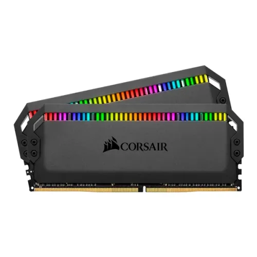 Corsair iCUE DOMINATOR PLATINUM RGB 16GB (2 x 8GB) DDR4 DRAM 4600MHz C19 Memory Kit - Black