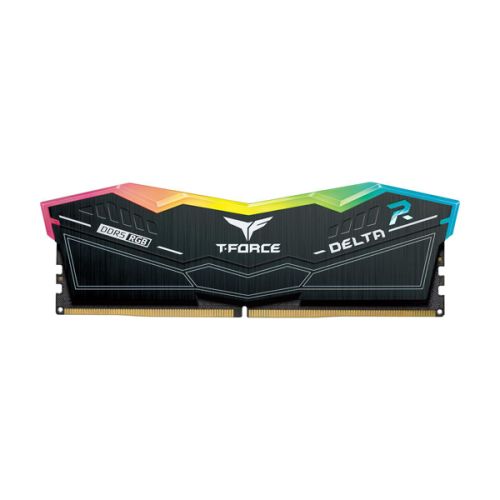 TEAMGROUP T-Force Delta RGB DDR5 32GB Kit (2 x 16GB) 6400MHz Desktop Memory - Black