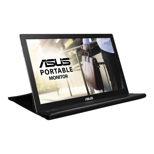 ASUS MB168B Portable USB Monitor - 16 inch (15.6 inch viewable), HD, USB-powered, Ultra-slim, Smart Case