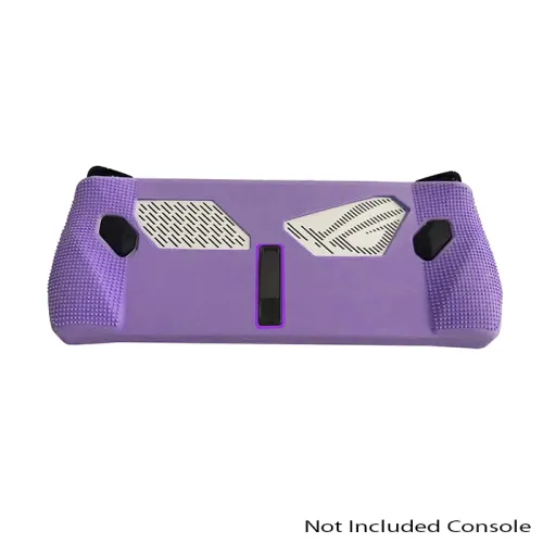 Asus Rog Ally Full-body Silicon Protector Case With Stand - Purple