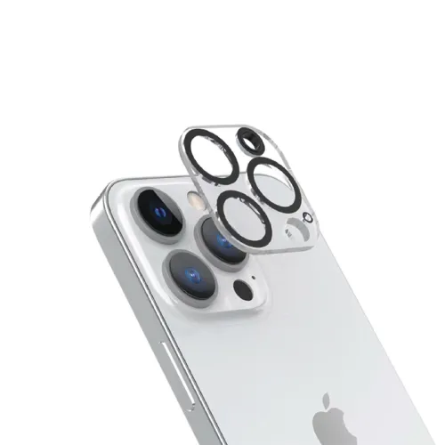 Eltoro Camera Glass AR with Silicone Ring for iPhone 15 Pro/15 Pro Max - Clear