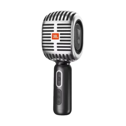 Jbl Kmc600 Karaoke Microphone Speaker - Silver/black