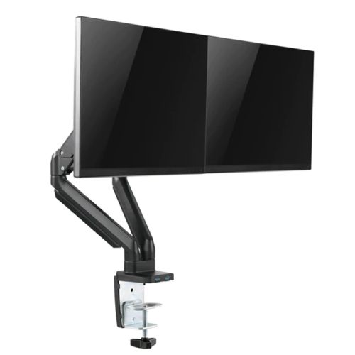 Twisted Minds Premium Dual Monitor Aluminum Arm - Black - TM-26-C012U