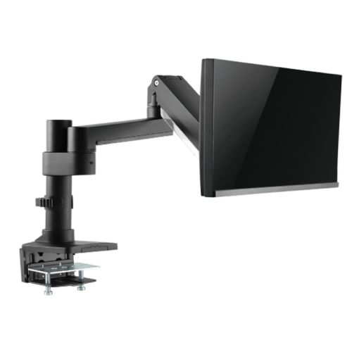 GAMEON ELITE Single Monitor Arm, Stand And Mount For Gaming And Office, 17" - 35",  Up To 15 KG - Black