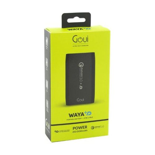 GOUI WAYA+D POWER BANK 20000MAH - BLACK