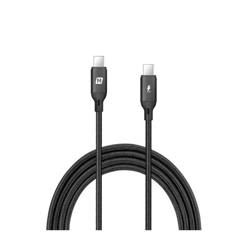 MOMAX GO-LINK USB-C TO USB-C PD CABLE 2M - BLACK