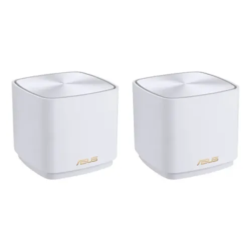 ASUS ZenWiFi AX Mini XD4 - AX1800 Wireless Whole-Home Mesh WiFi 6 System - 2 Pack White