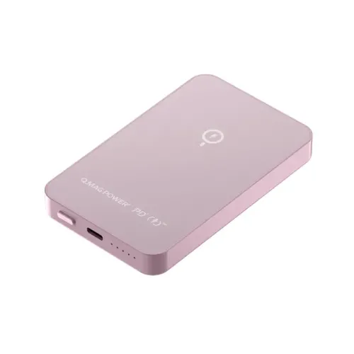 Momax Q.Mag Power 6 Magnetic Wireless Battery Pack 5000mAh - Pink