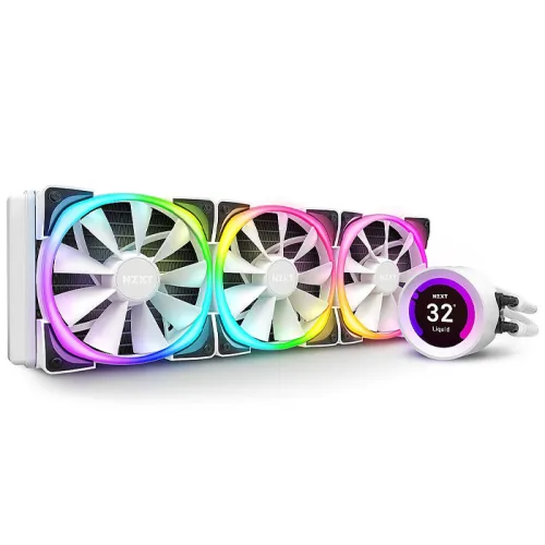 NZXT - Kraken Z73 RGB 360MM Liquid Cooler - White