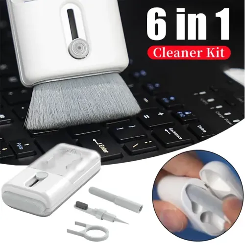 Keyboard Cleaning Kit - Keyboard & Earphone Dust Remover - 6 in 1