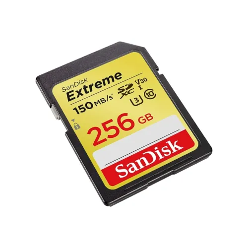 SanDisk Extreme SD UHS-I Card (Up to 150 MBPs) 256GB 4K