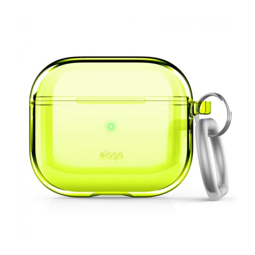 Elago AirPods 3 Clear Hang Case - Neon Yellow