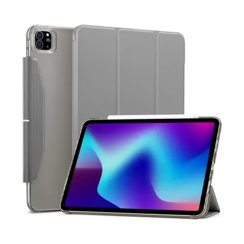 ESR Ascend Trifold Case for iPad Pro 12.9 6th Gen (2022) & 5th Gen (2021) - Silver Grey