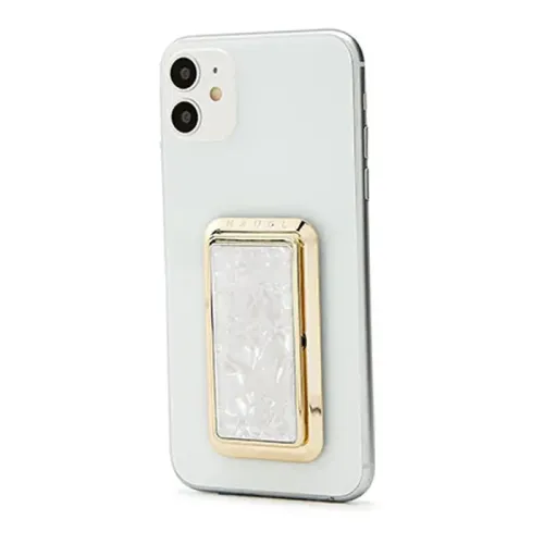 HANDLstick Stone Collection Smartphone Grip And Stand - Mother of Pearl / Champagne