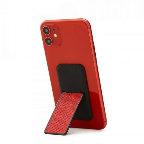 HANDLstick Animal Collection Smartphone Grip And Stand - Red Snakeskin