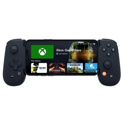 Backbone One Mobile Gaming Controller for iPhone FREE 1 Month Xbox Game Pass Ultimate Included - Black