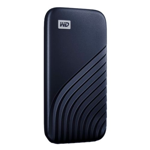 WD My Passport SSD 1TB USB 3.2 Portable SSD - Midnight  Blue